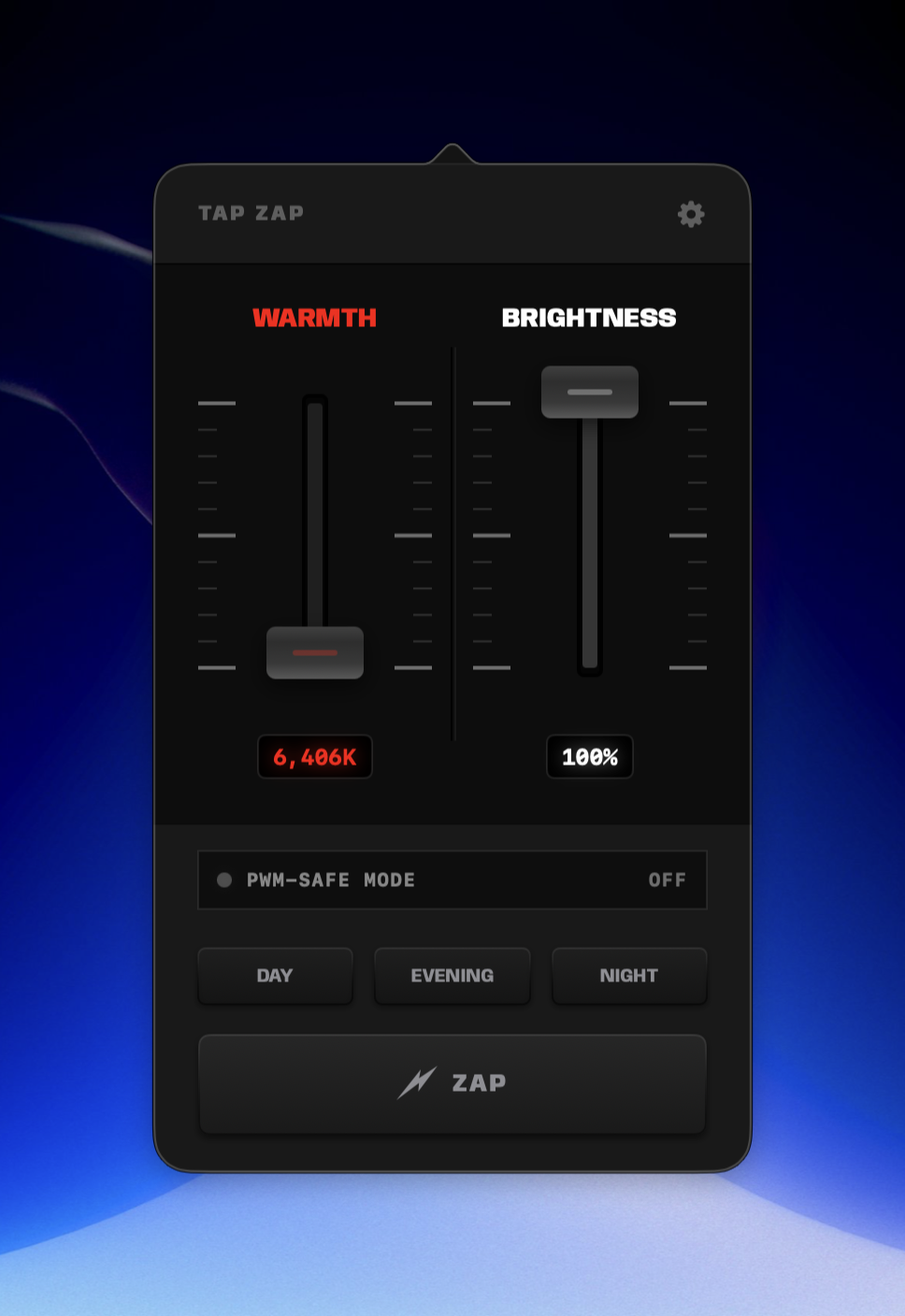 Screen without Tap Zap — normal 6500K
